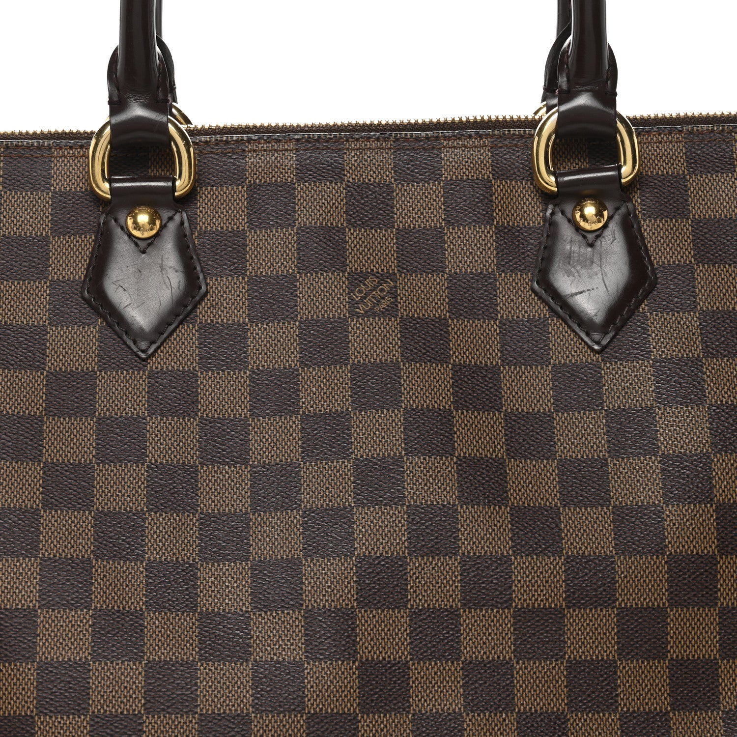 Louis Vuitton Damier Ebene Saleya MM 7 of 16