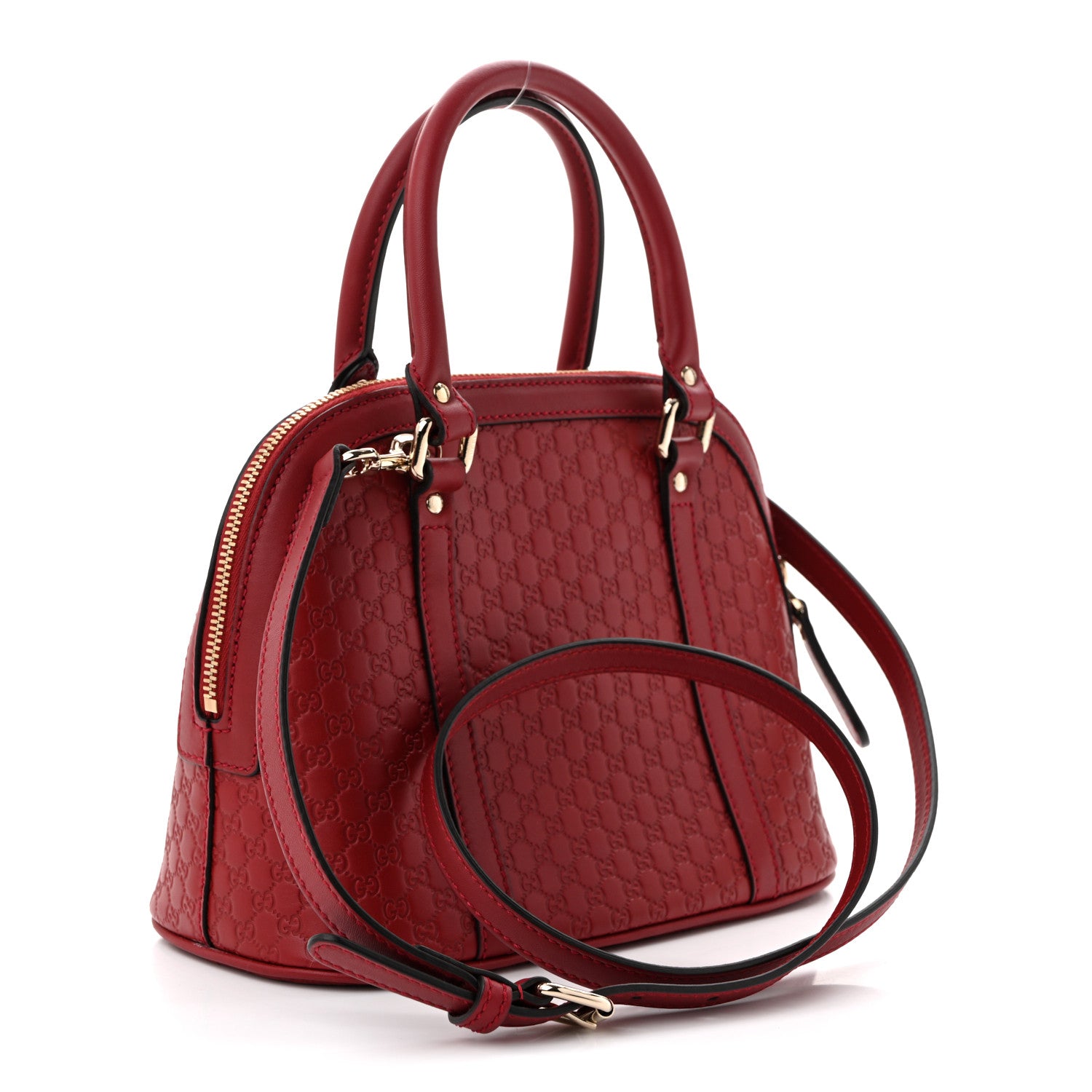 Gucci Soft Microguccissima Mini Dome Bag Rosso 3 of 10