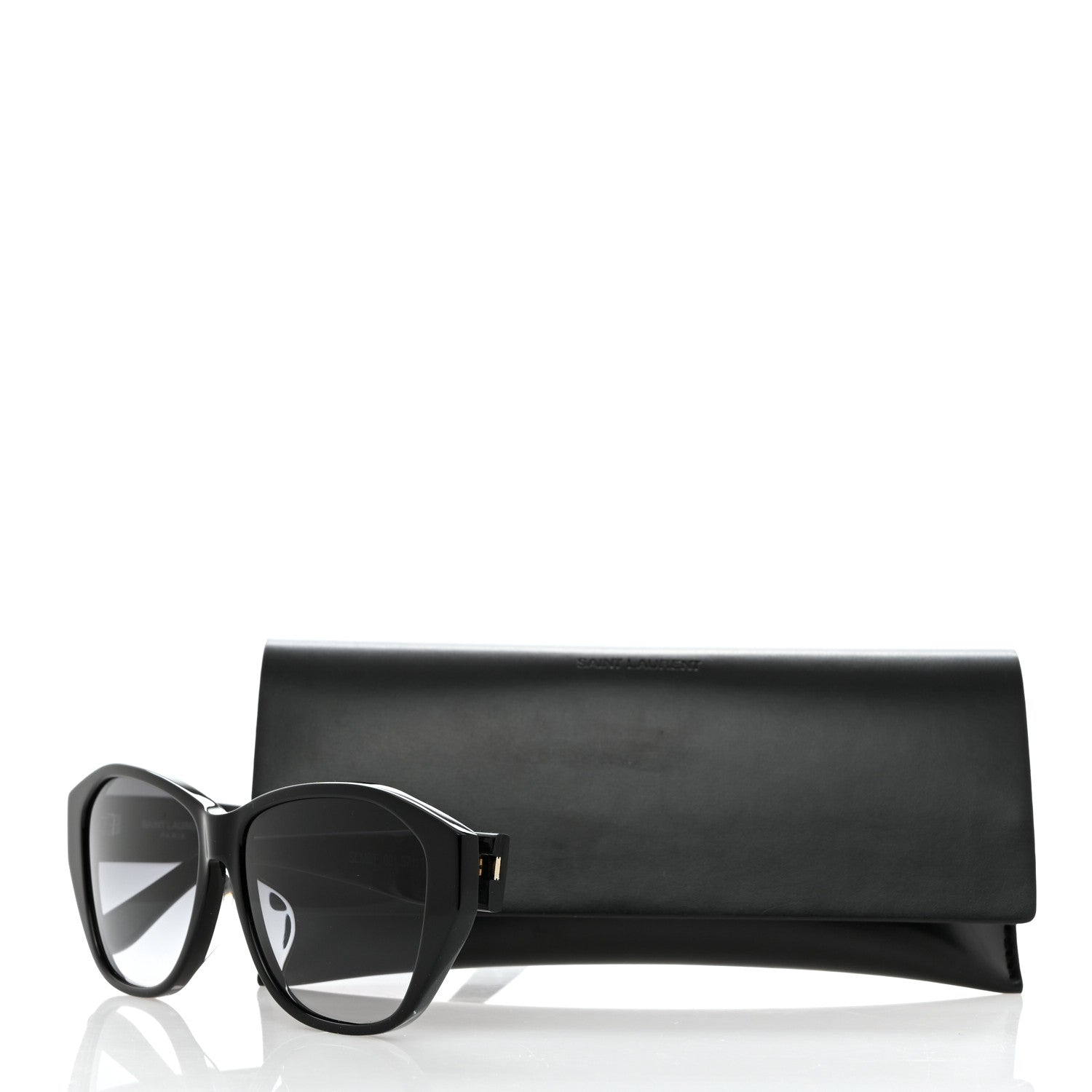 Saint Laurent SLM8/F Sunglasses Black 7 of 7