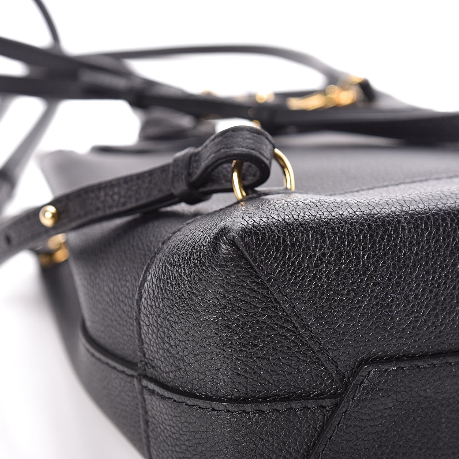 Louis Vuitton Calfskin Lockme Mini Backpack Black 10 of 13