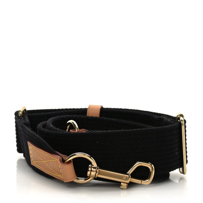 Louis Vuitton Canvas Adjustable Shoulder Strap Black 2 of 4