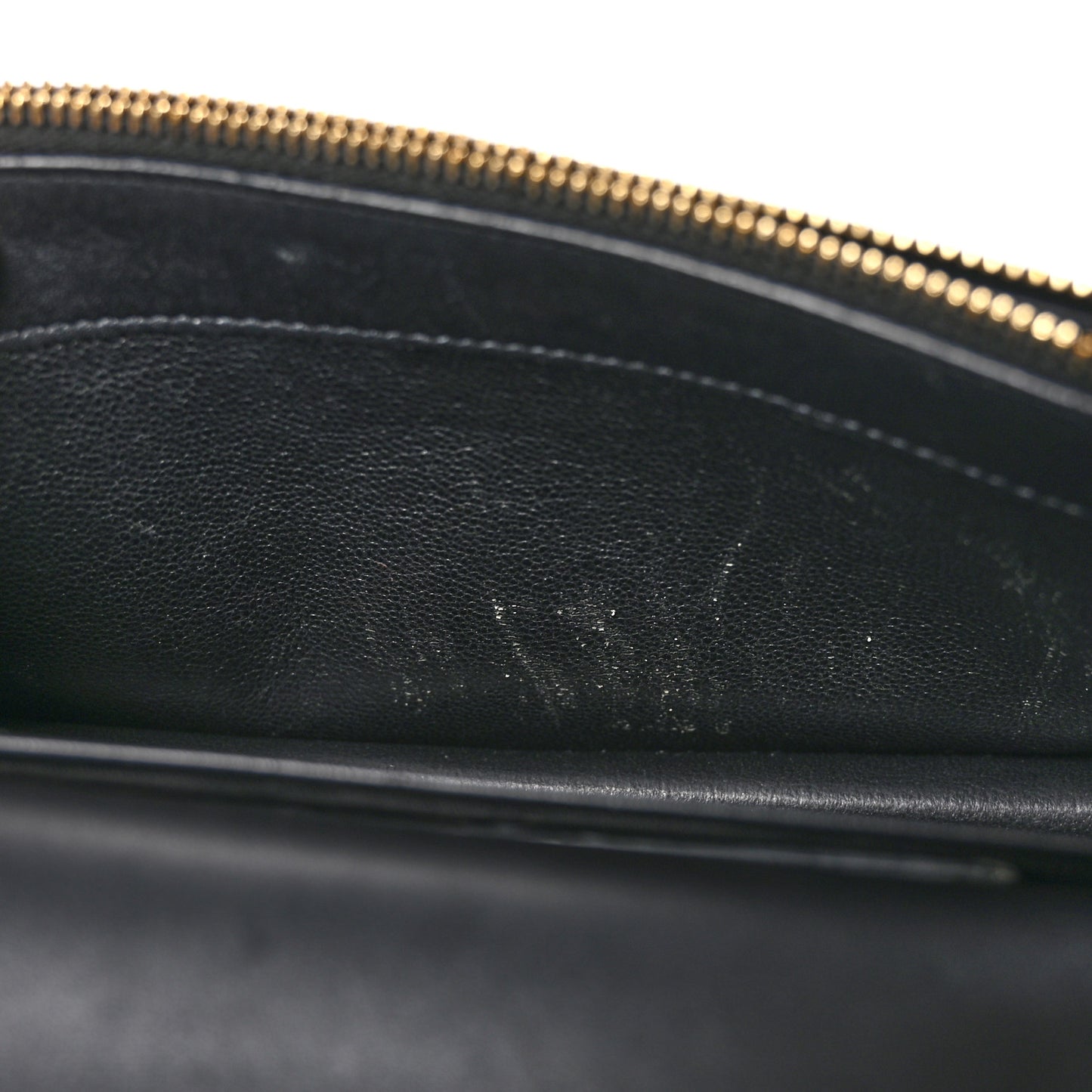 Calfskin Small Classic Monogram Kate Tassel Satchel Black
