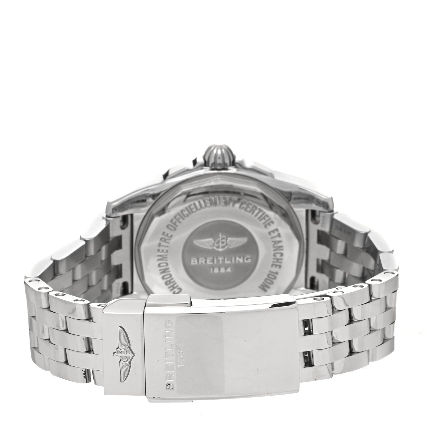 Breitling Stainless Steel Mother of Pearl 29mm Galactic Quartz Watch White W72348 3 of 5