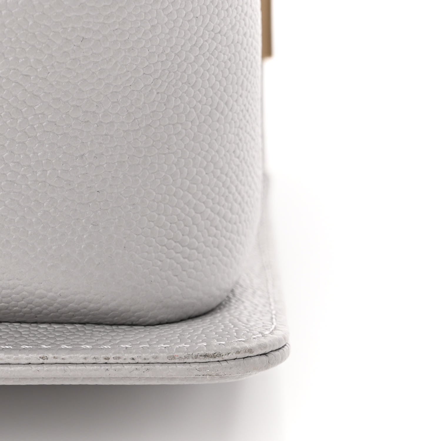 Chanel Caviar Quilted Medium Boy Flap Light Grey 12 of 12