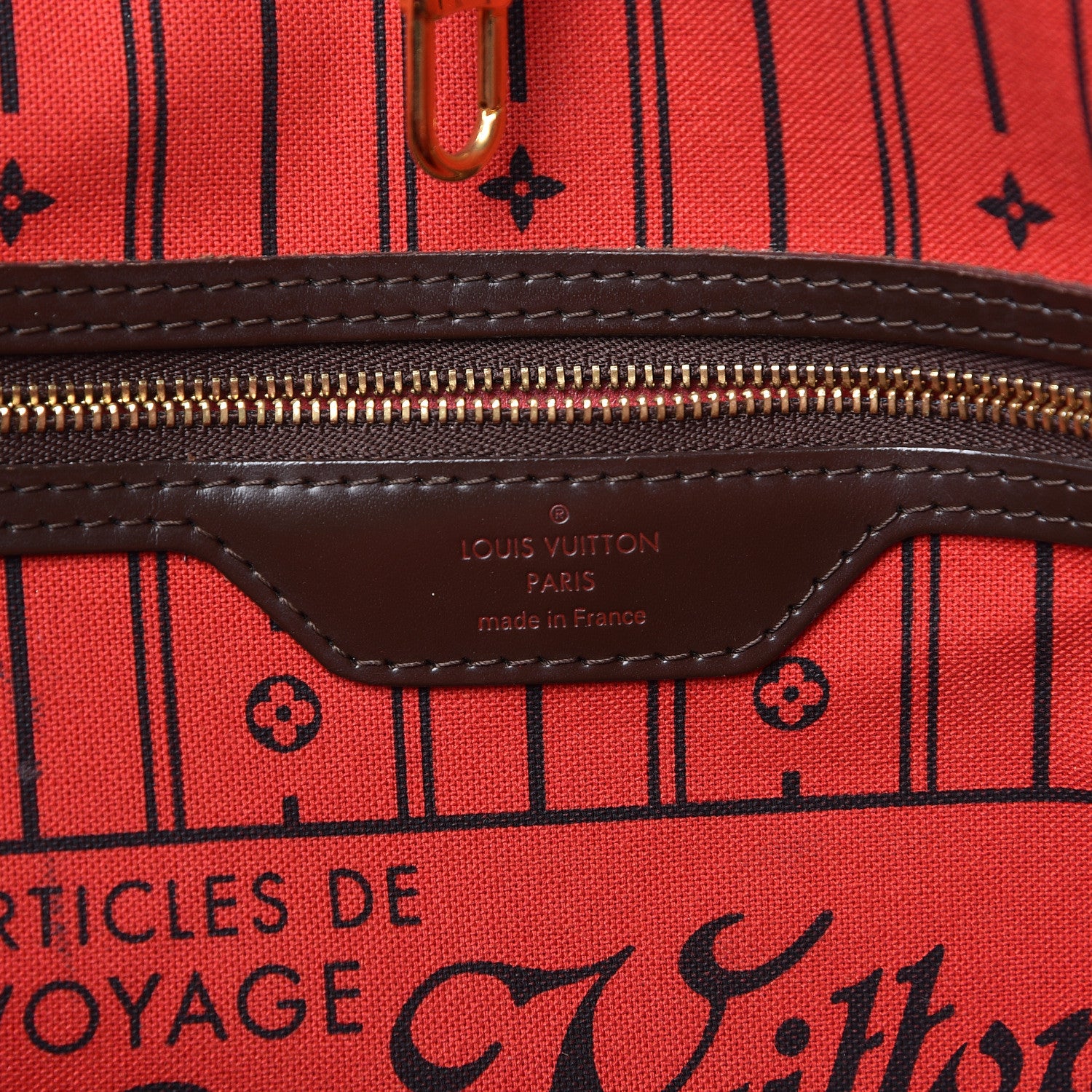 Louis Vuitton Damier Ebene Neverfull MM 6 of 17