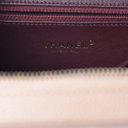 Chanel Caviar Quilted Medium CC Filigree Vanity Case Beige 6 of 7