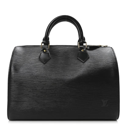 Louis Vuitton Epi Speedy 30 Black 1 of 9