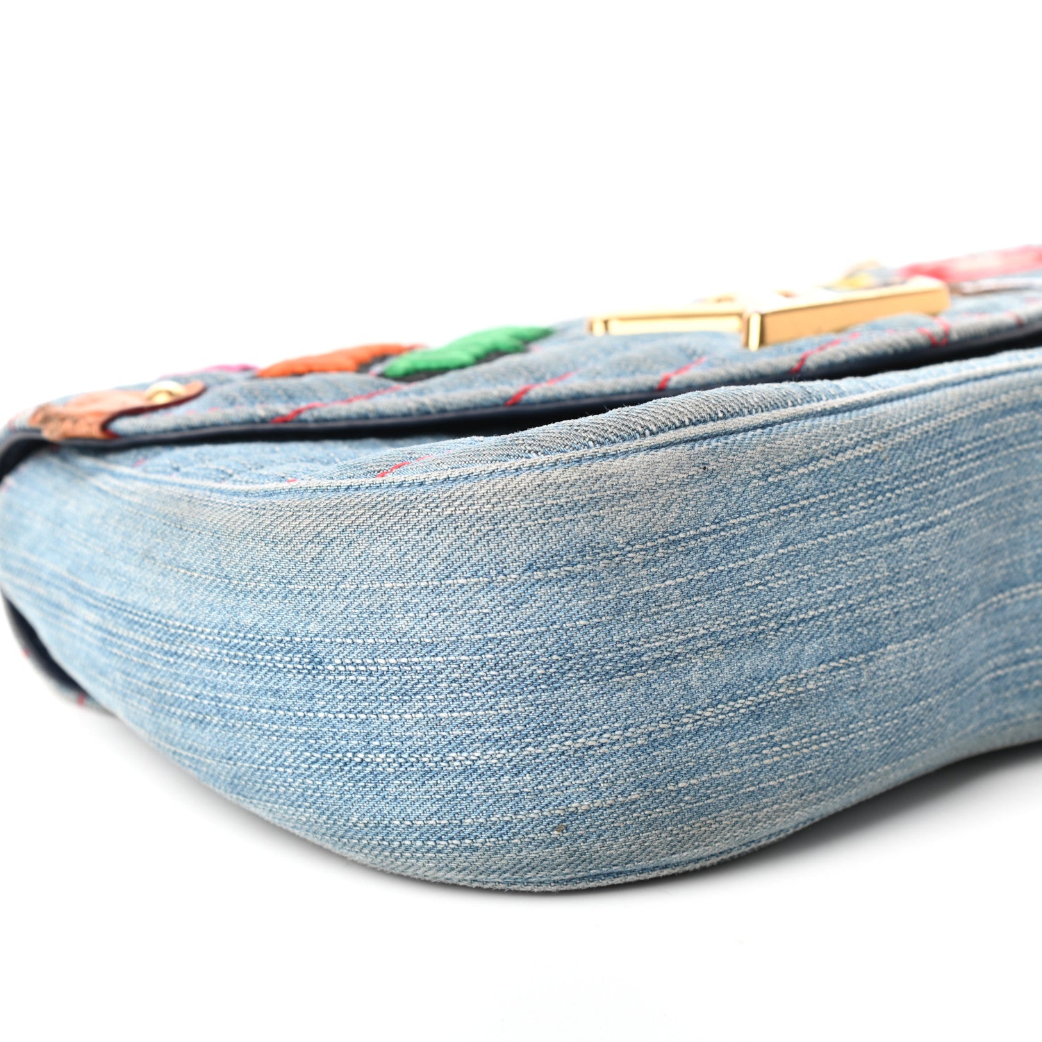 Louis Vuitton Denim New Wave Chain MM Blue 7 of 10