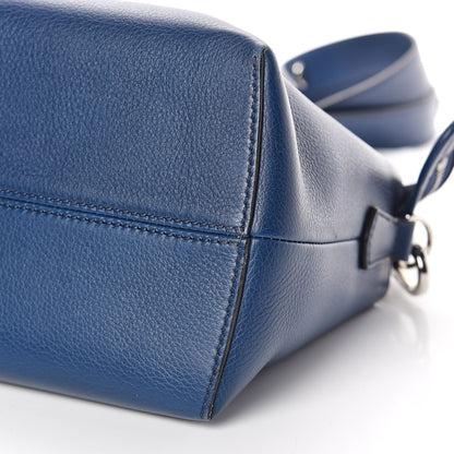Fendi Vitello Dolce Marmol Medium By The Way Boston Bag Blue 6 of 9