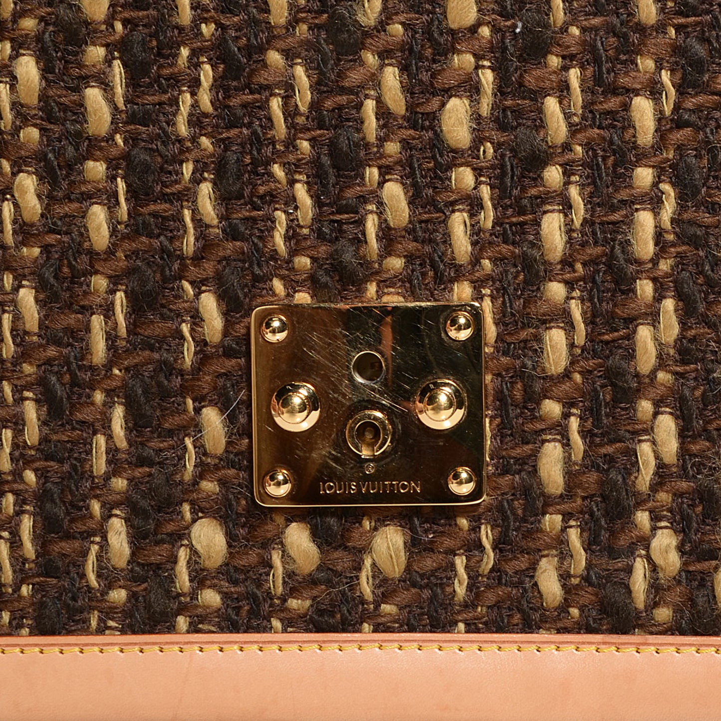 Monogram Ambre Tweedy Zip GM