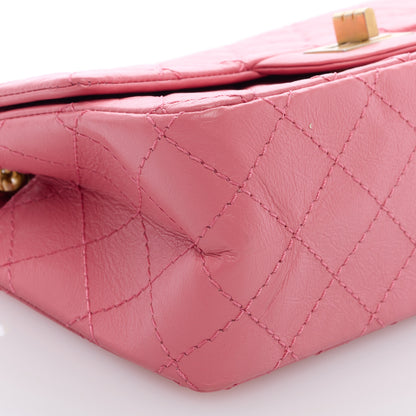 Chanel Aged Calfskin Quilted 2.55 Reissue Mini Flap Pink 8 of 9