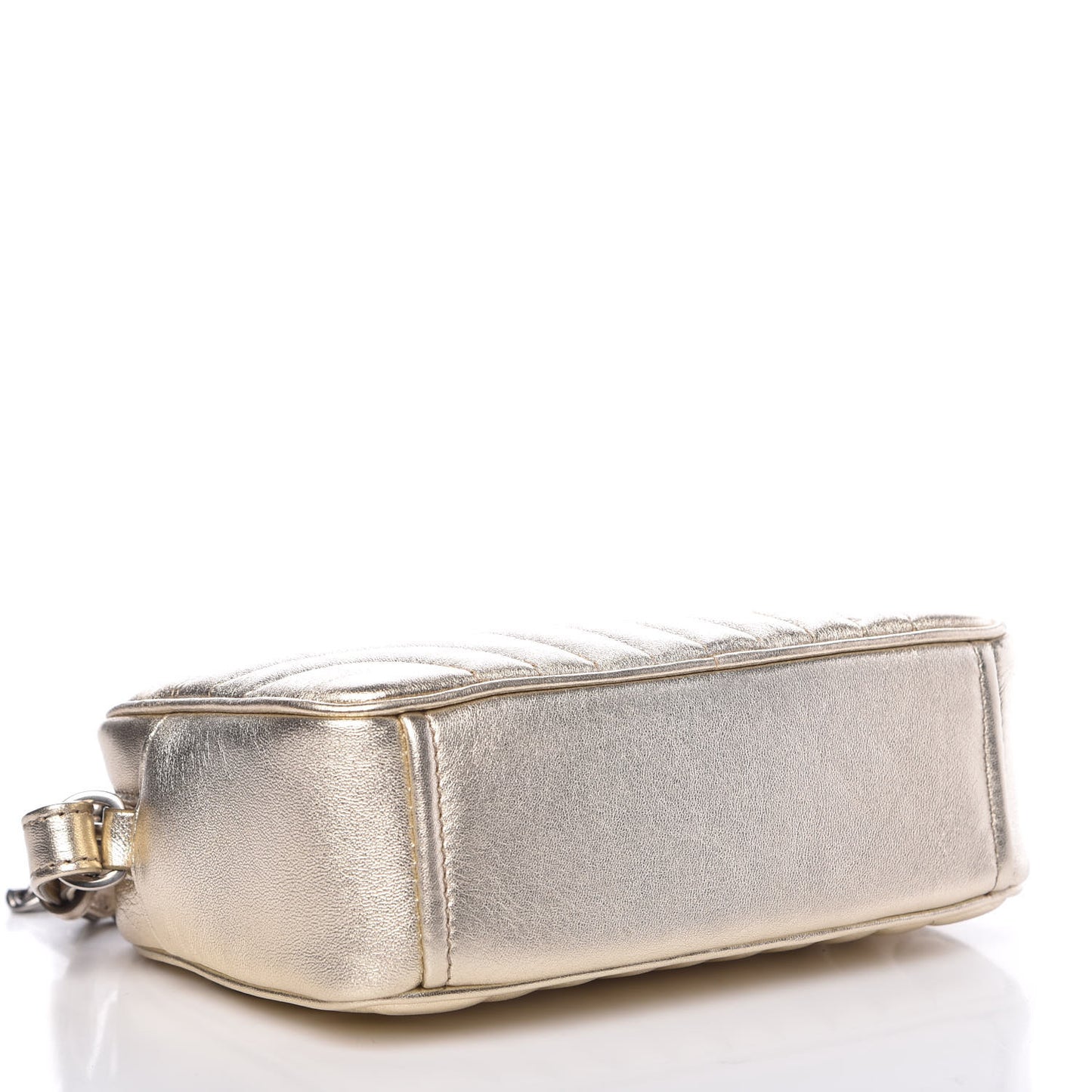 Metallic Nappa Impunture Diagramme Crossbody Pirite