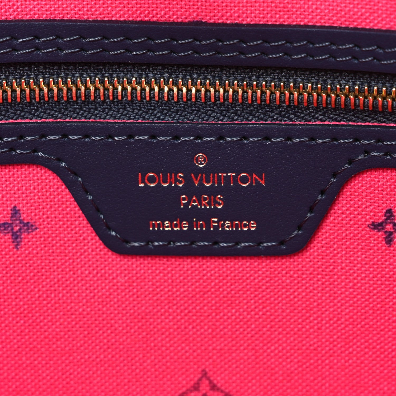 Louis Vuitton Monogram Giant Spring In The City Neverfull MM Midnight Fuchsia 7 of 10