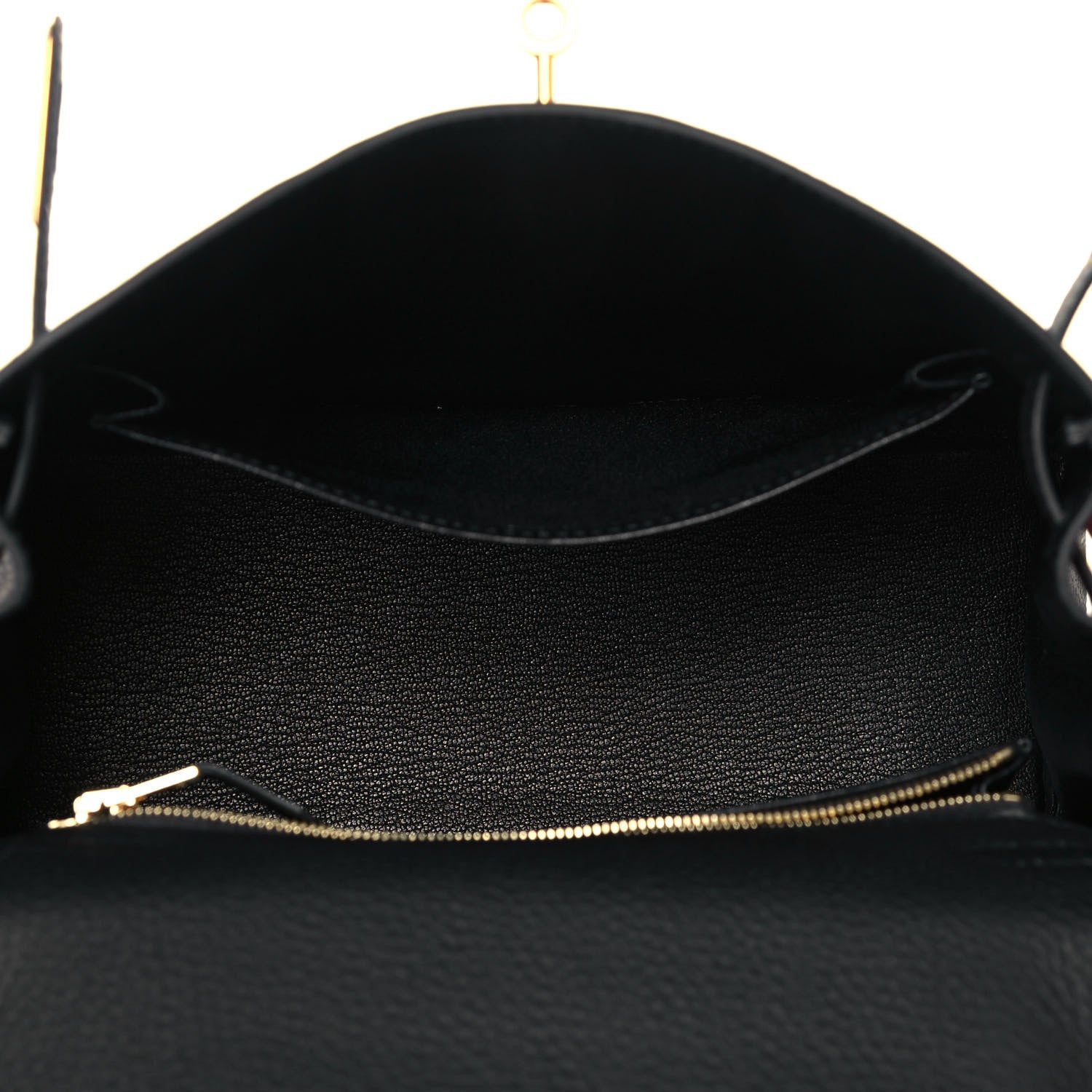 Hermes Togo Kelly Retourne 25 Black 7 of 35