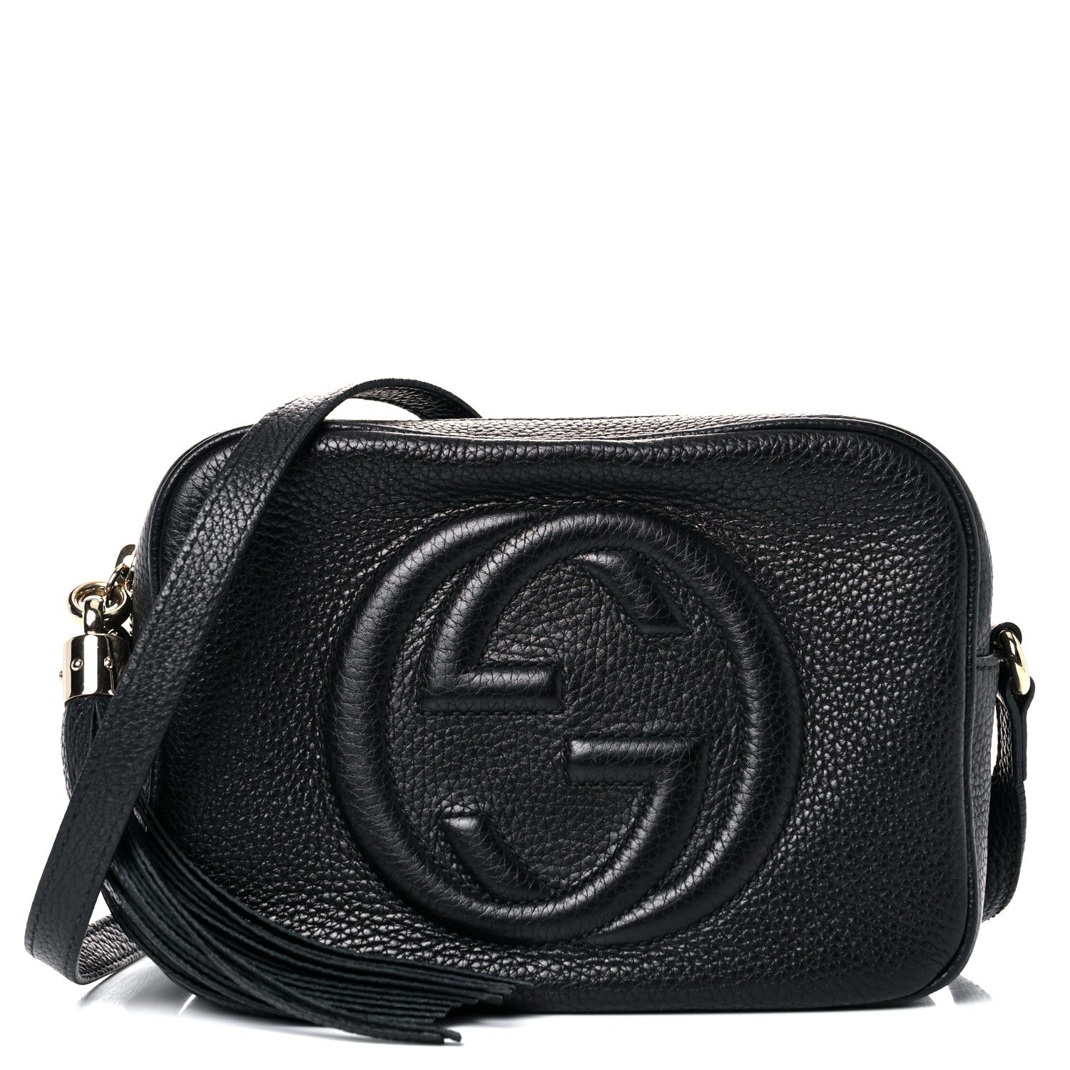 Gucci Pebbled Calfskin Small Soho Disco Bag Black 1 of 16