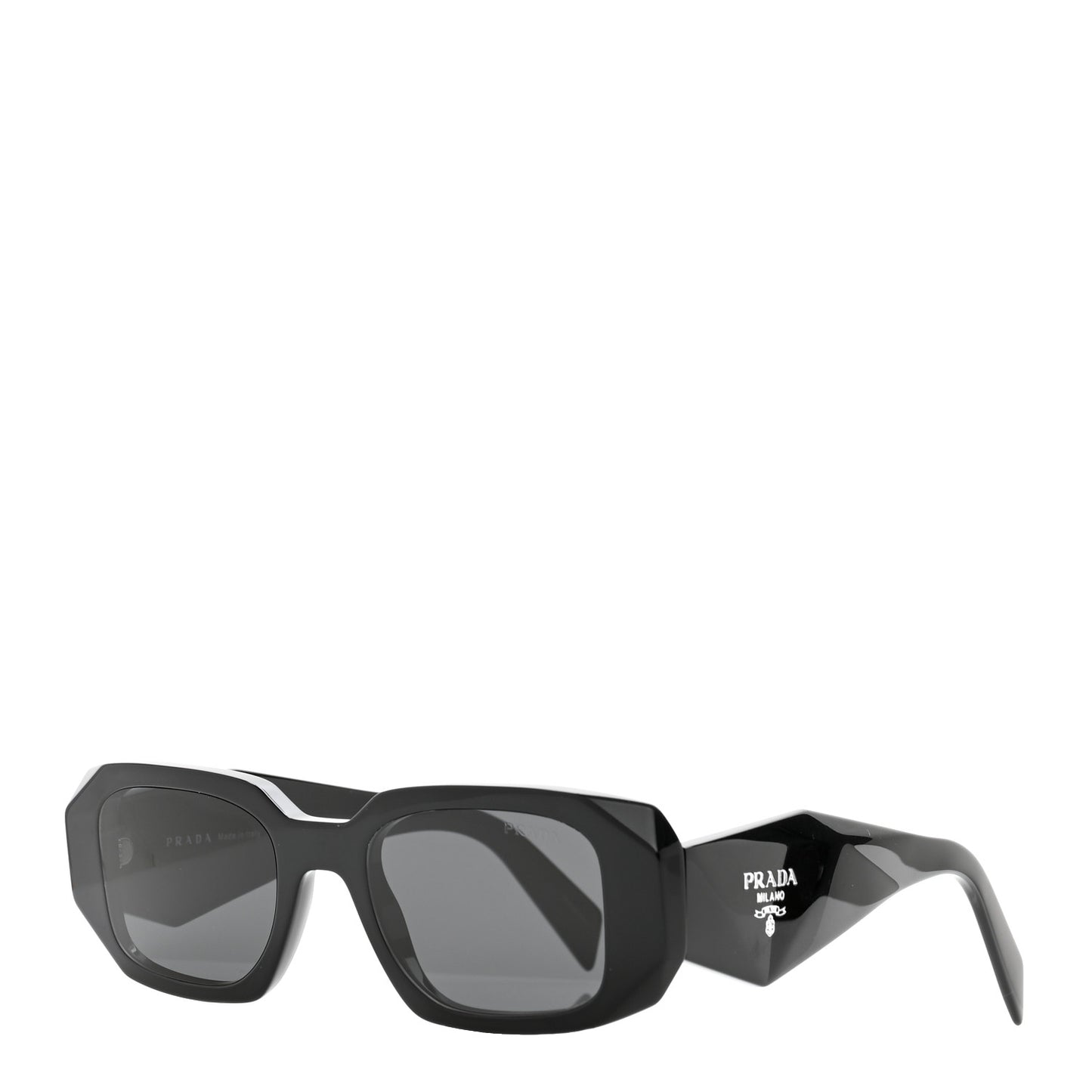 Acetate Symbole Sunglasses SPR 17W Black