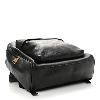 Gucci Calfskin Logo Day Backpack Black 4 of 10