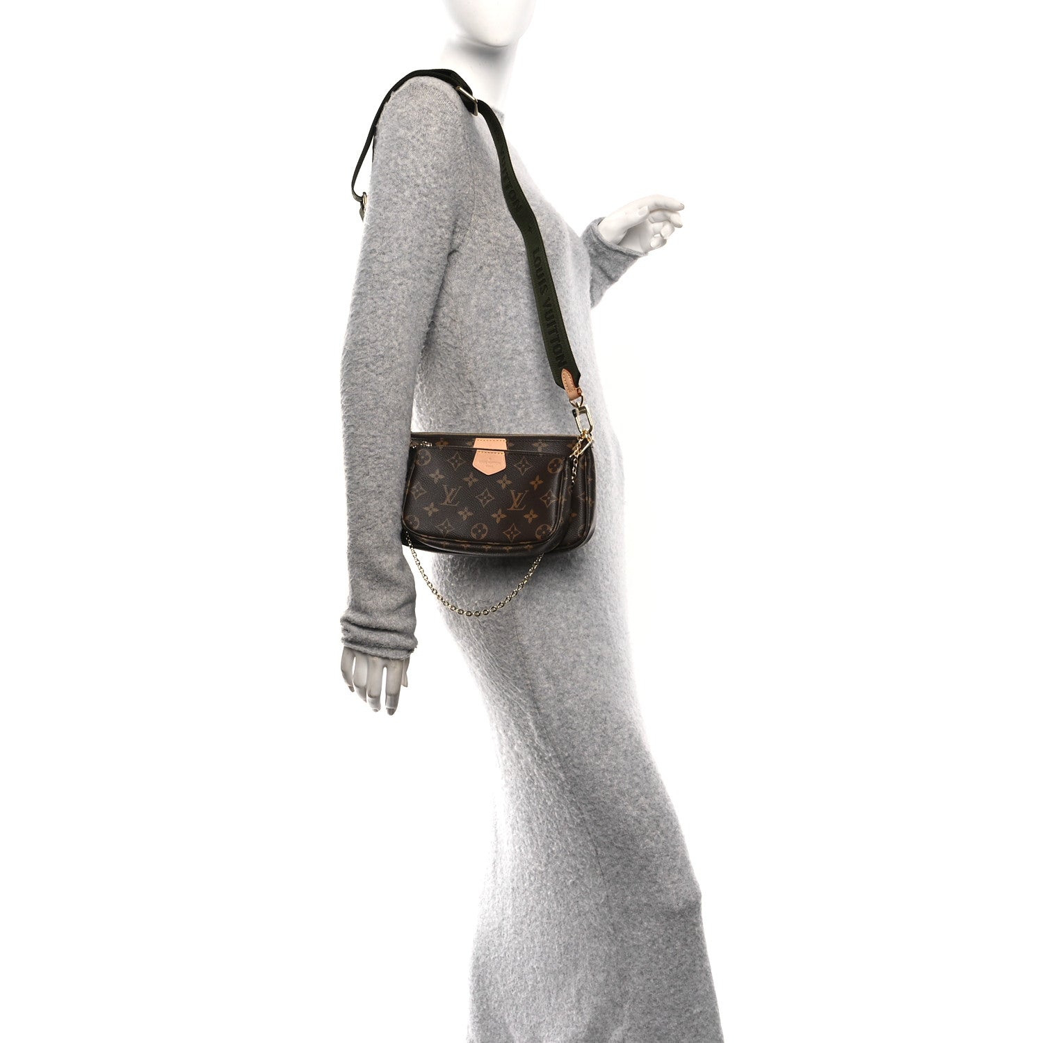 Louis Vuitton Monogram Multi Pochette Accessories Kaki 2 of 9