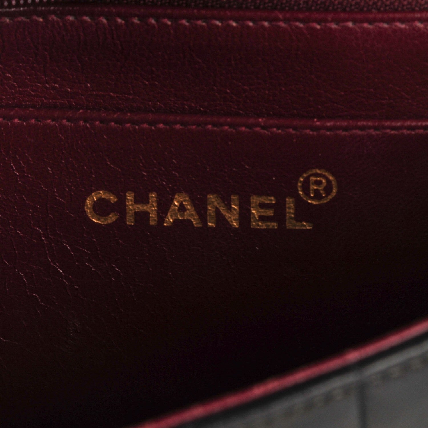 Chanel Lambskin Quilted Chevron Small Single Flap Black 7 of 9