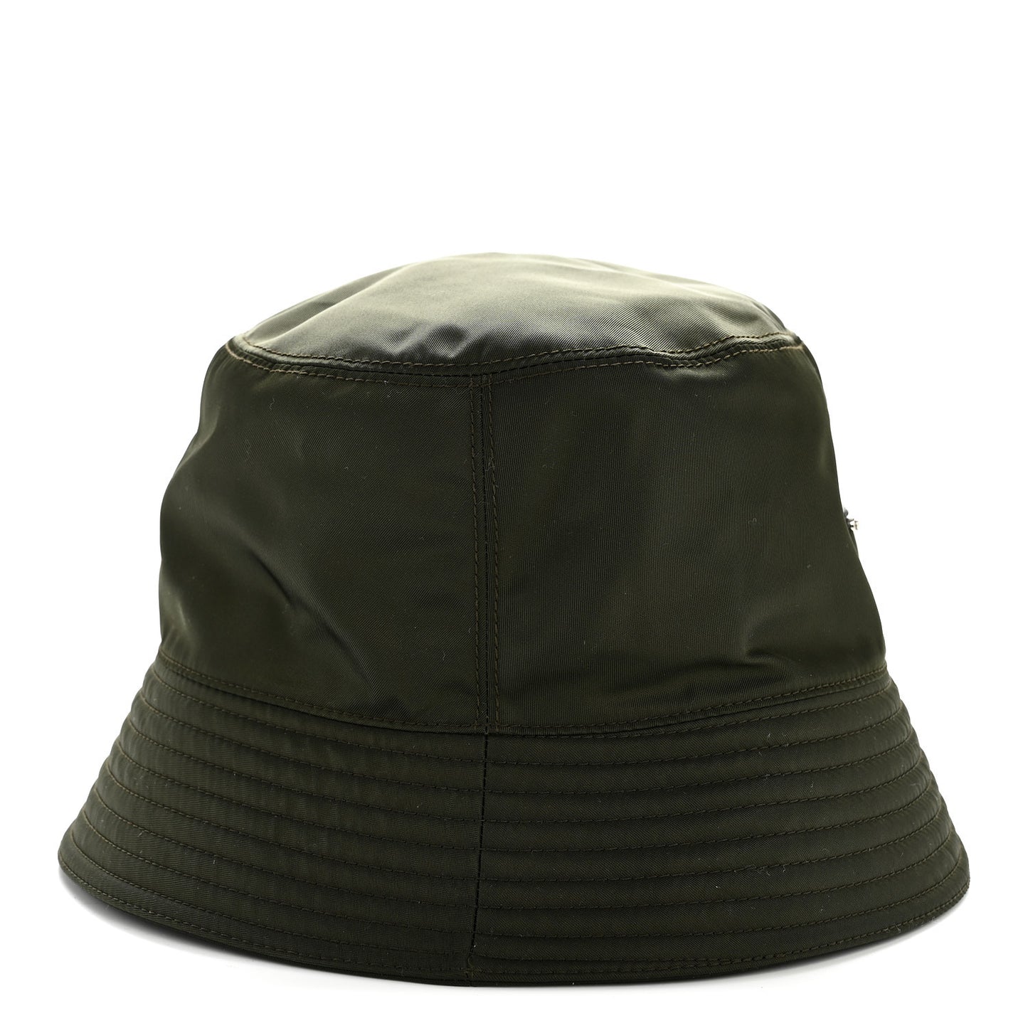 Re-Nylon Metal Triangle Logo Mens Bucket Hat S Tundra