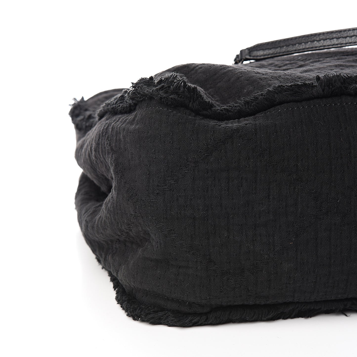 Canvas Extra Large Double Face Shopping Tote Black