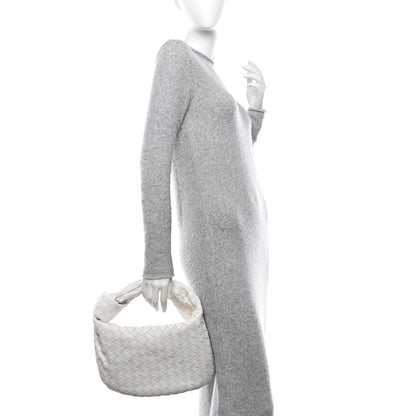 Bottega Veneta Nappa Intrecciato Teen Jodie Hobo White 2 of 10