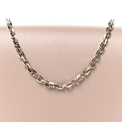 Valentino Garavani Vitello Rockstud Wallet on Chain Poudre 6 of 8