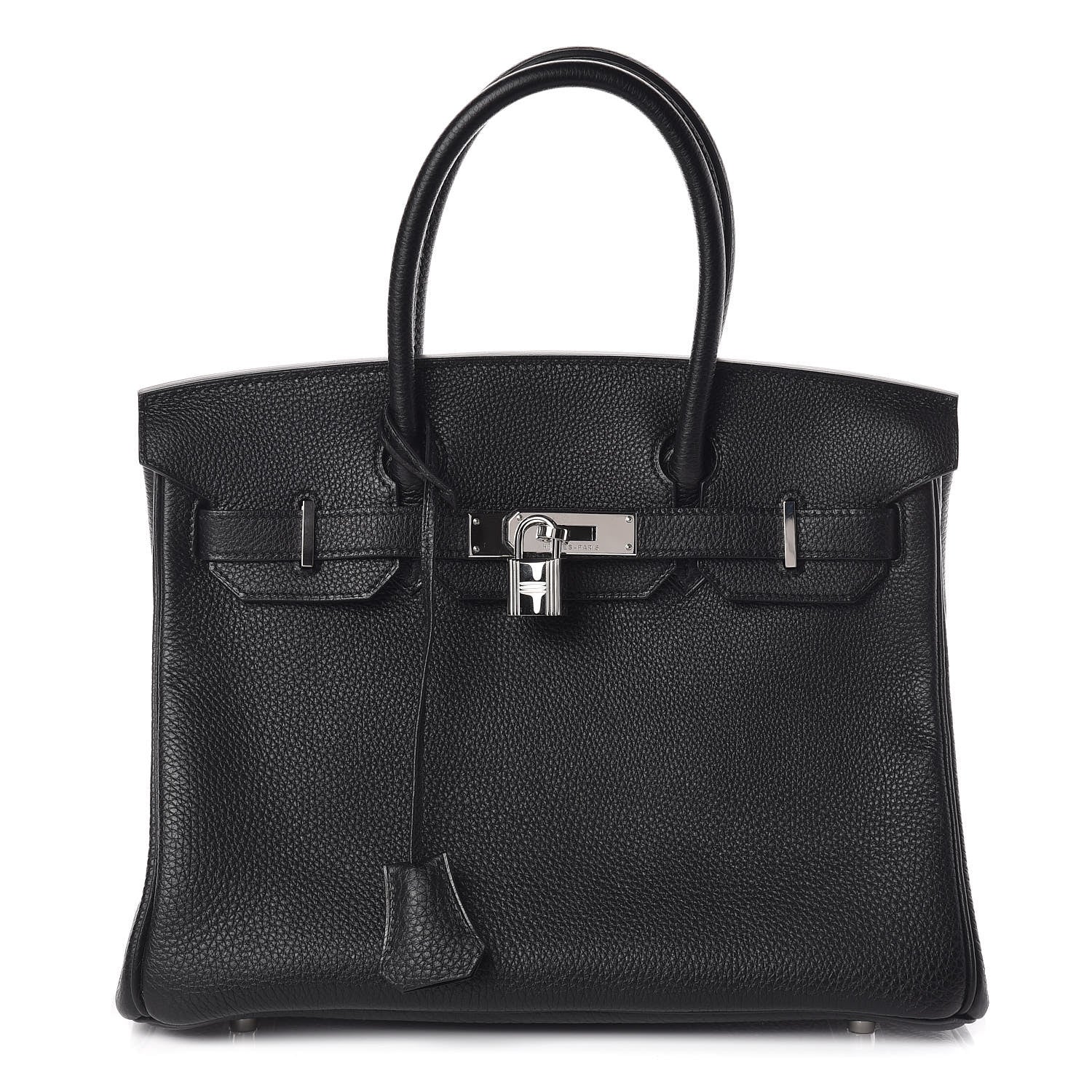 Hermes Taurillon Clemence Birkin 30 Black 1 of 11