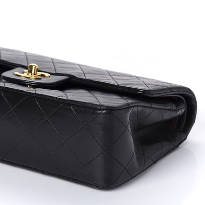 Chanel Lambskin Quilted Small Double Flap Black 8 of 11
