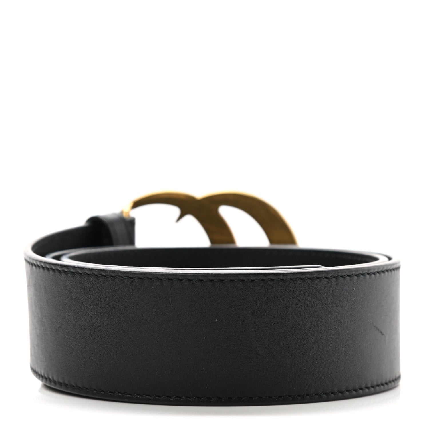 Gucci Calfskin Double G 40mm Belt 75 30 Black 2 of 5