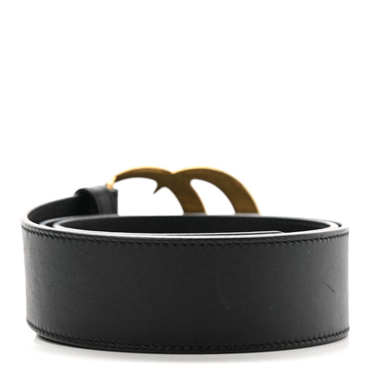 Gucci Calfskin Double G 40mm Belt 75 30 Black 2 of 5