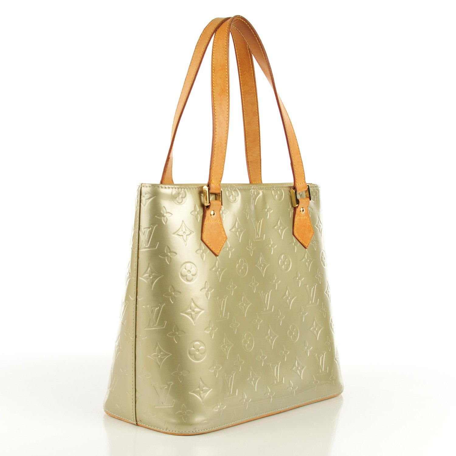 Louis Vuitton Vernis Houston Silver 3 of 9
