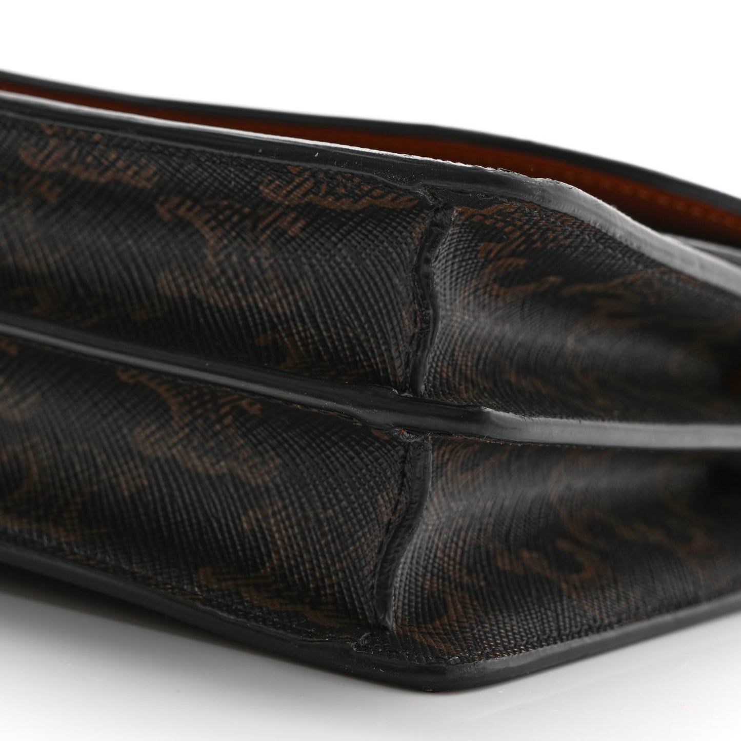 Triomphe Canvas Lambskin Wallet On Strap Tan