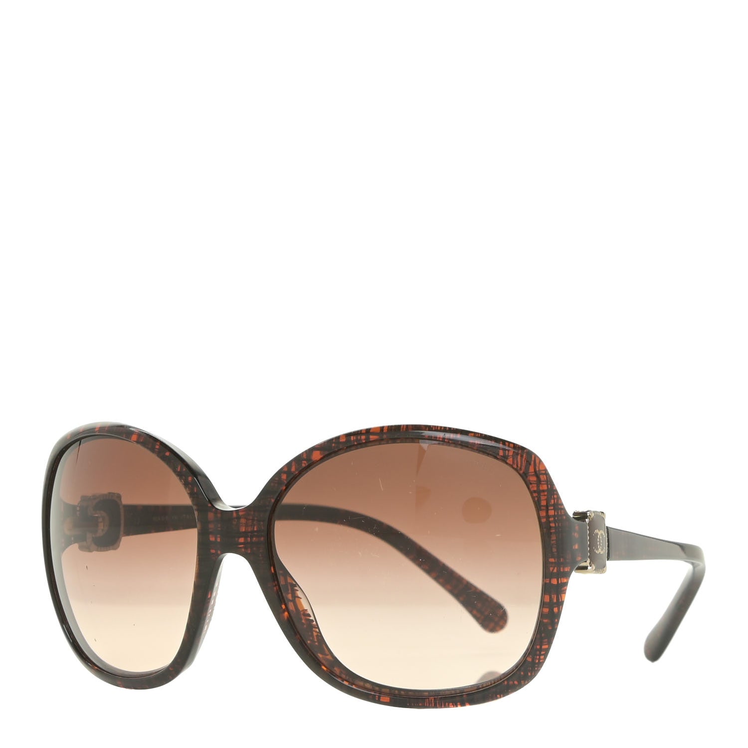 Chanel Acetate CC Sunglasses 5174 Brown 1 of 7