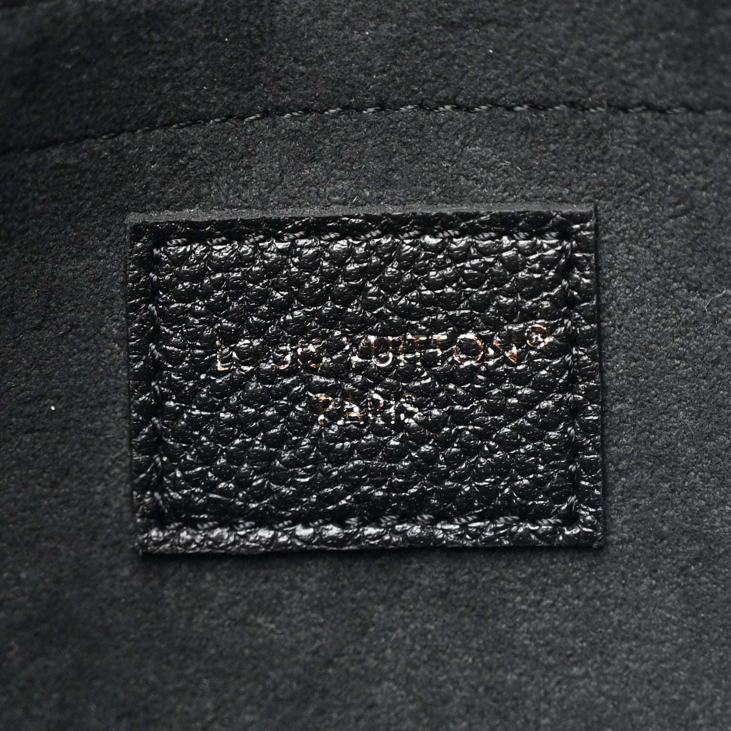 Louis Vuitton Empreinte Pochette Felicie Chain Wallet Black 9 of 12