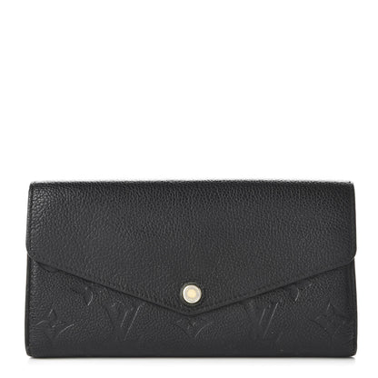 Louis Vuitton Empreinte Sarah Wallet NM Black 2 of 20