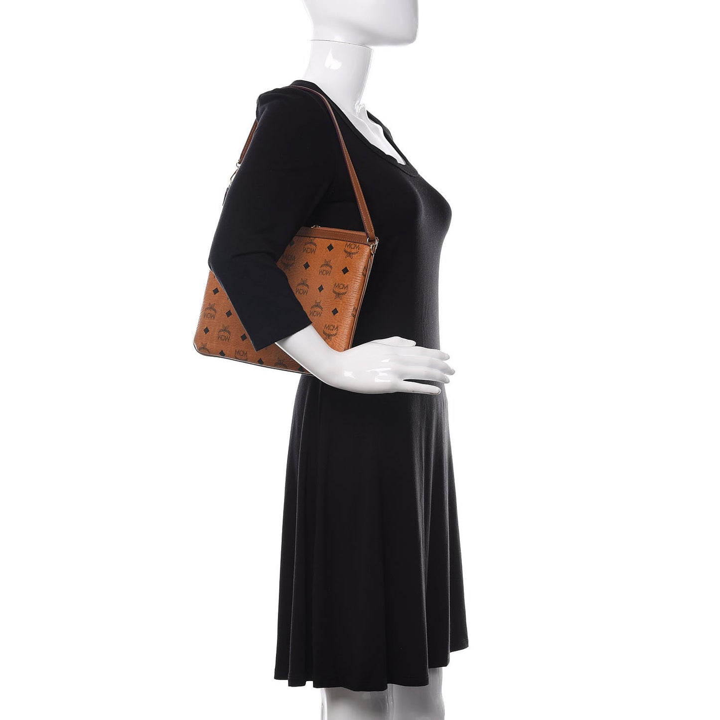 Visetos Liz Shopper Tote Pouch Cognac