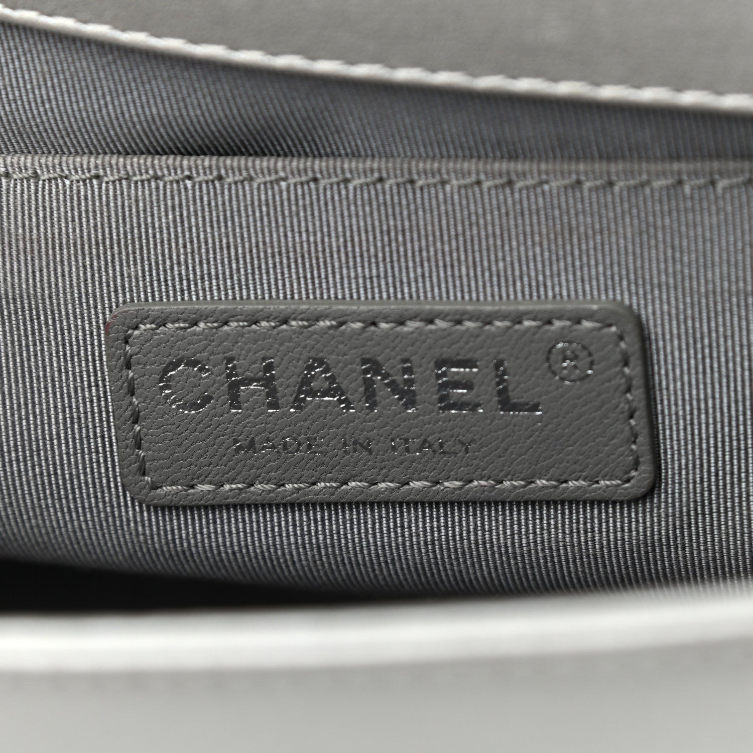 Chanel Metallic Calfskin Quilted Medium Boy Flap Silver 6 of 11