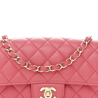 Chanel Caviar Quilted Mini Rectangular Flap Dark Pink 8 of 10