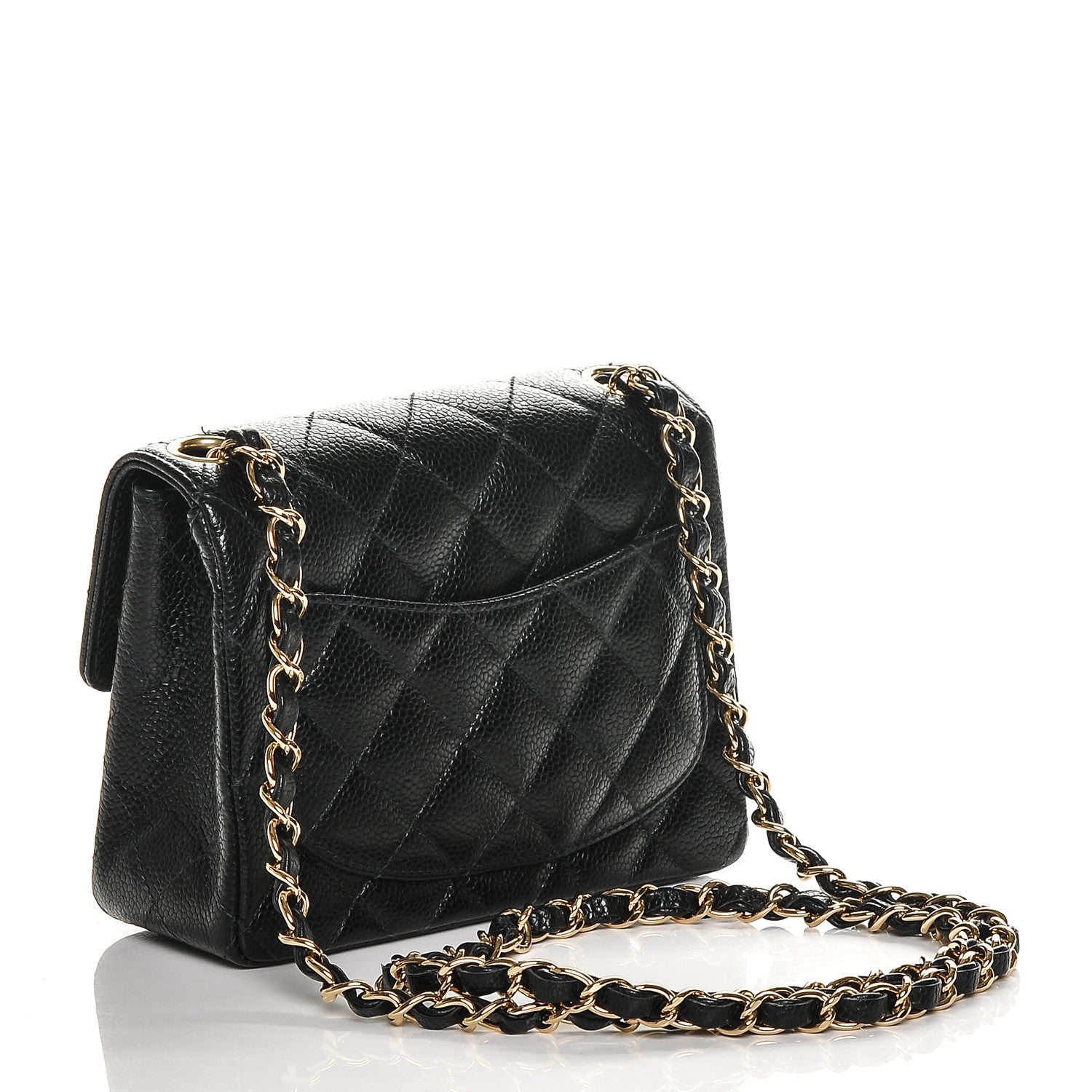 Chanel Caviar Quilted Mini Square Flap Black 3 of 7