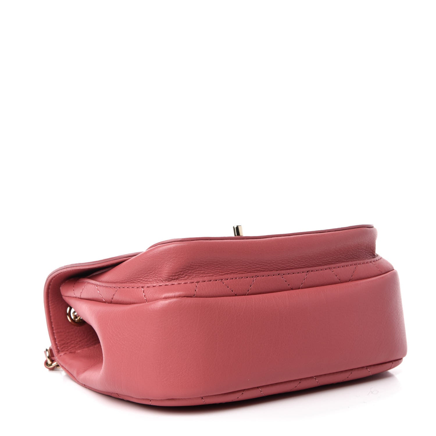 Chanel Calfskin Stitched Small Flap Bag Pink 5 of 12