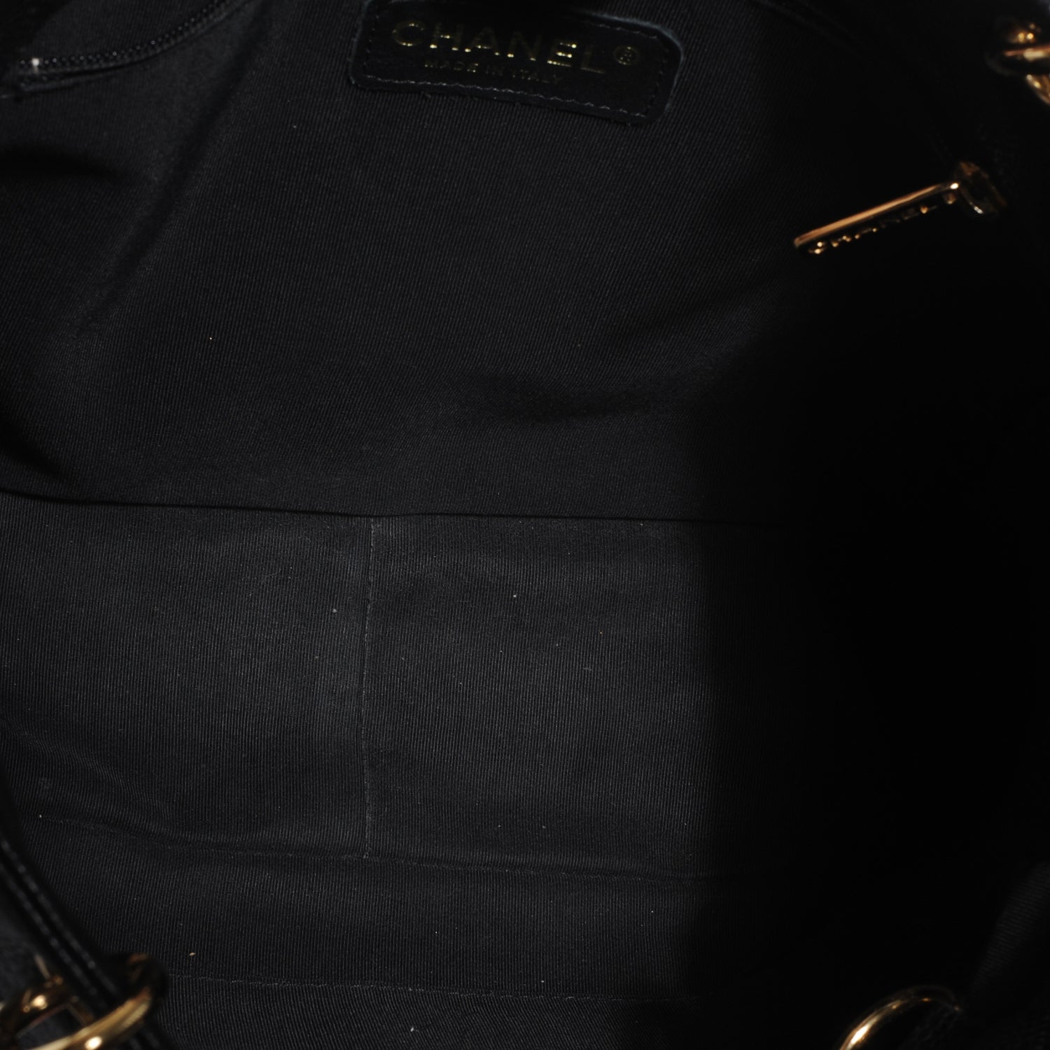 Chanel Caviar Petit Shopping Tote PST Black 5 of 7