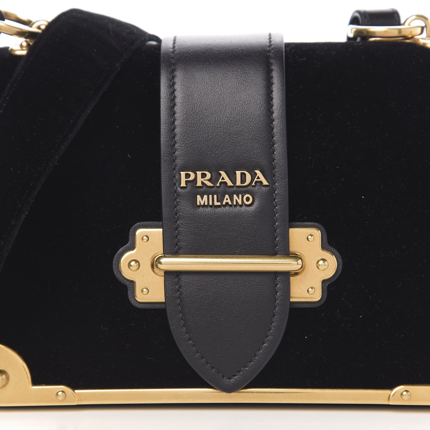 Velvet City Calfskin Cahier Bag Black