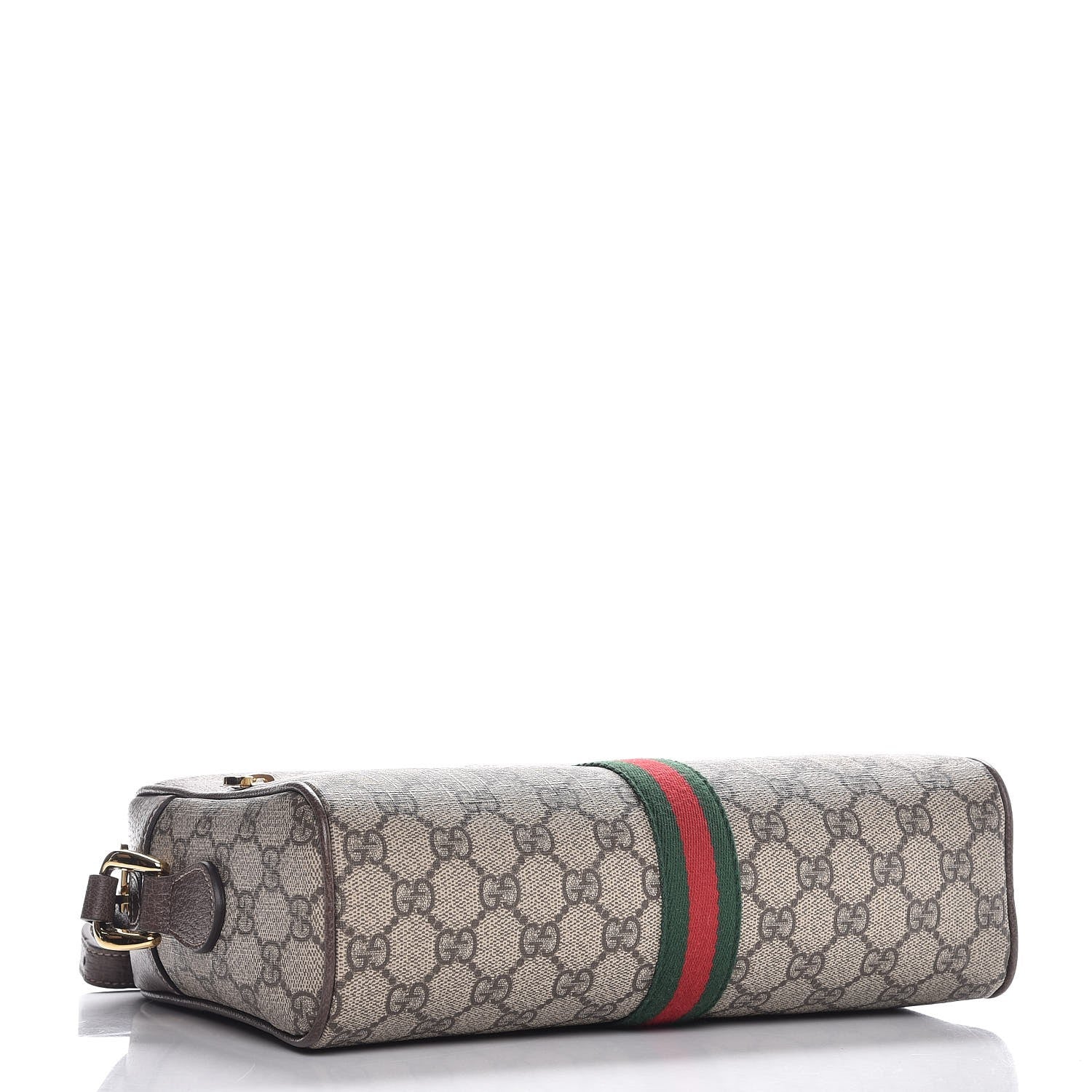 Gucci GG Supreme Monogram Web Small Ophidia Shoulder Bag Brown 4 of 7