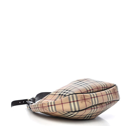 Burberry Haymarket Check Brooklyn Hobo Chocolate 4 of 11