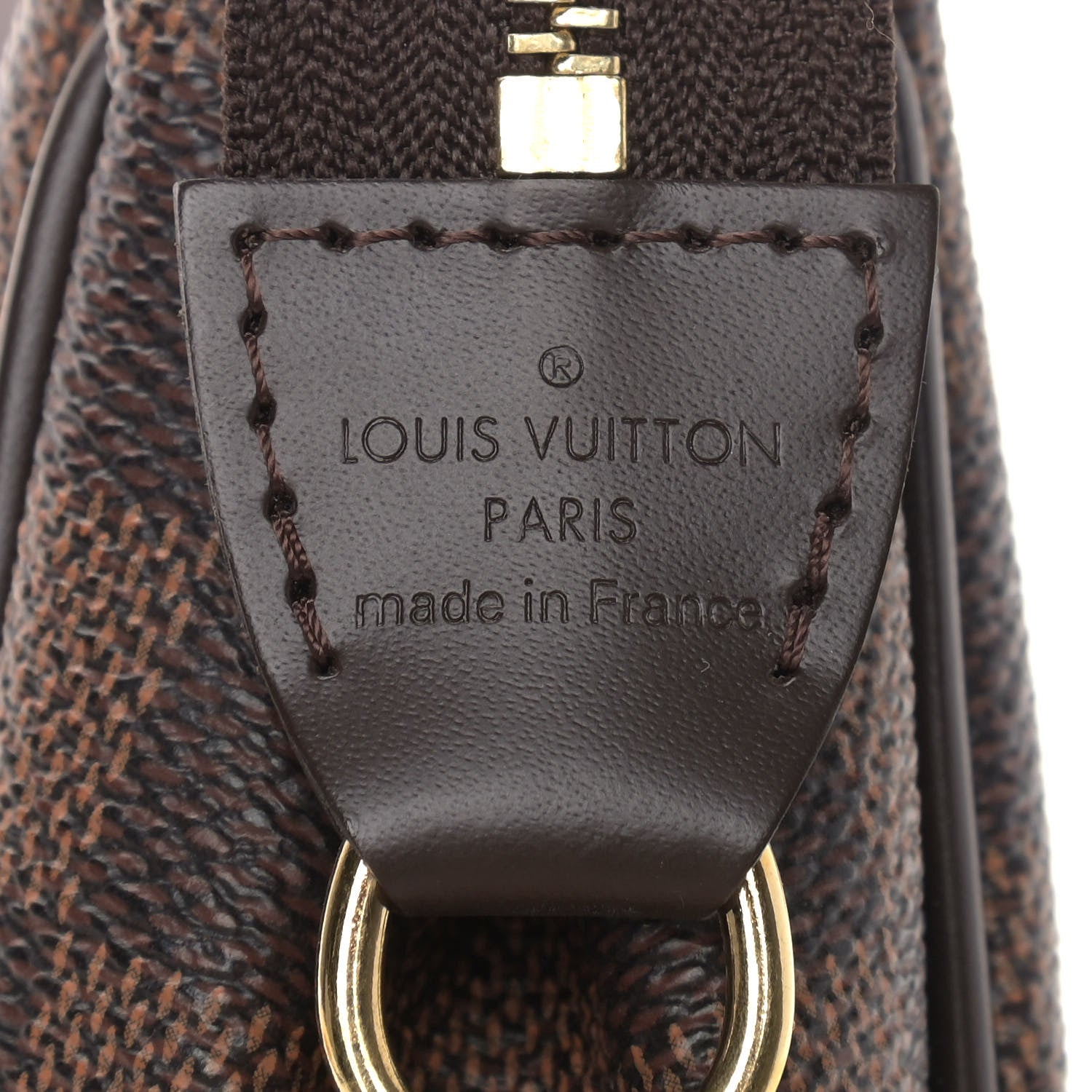 Louis Vuitton Damier Ebene Eva Clutch 6 of 10
