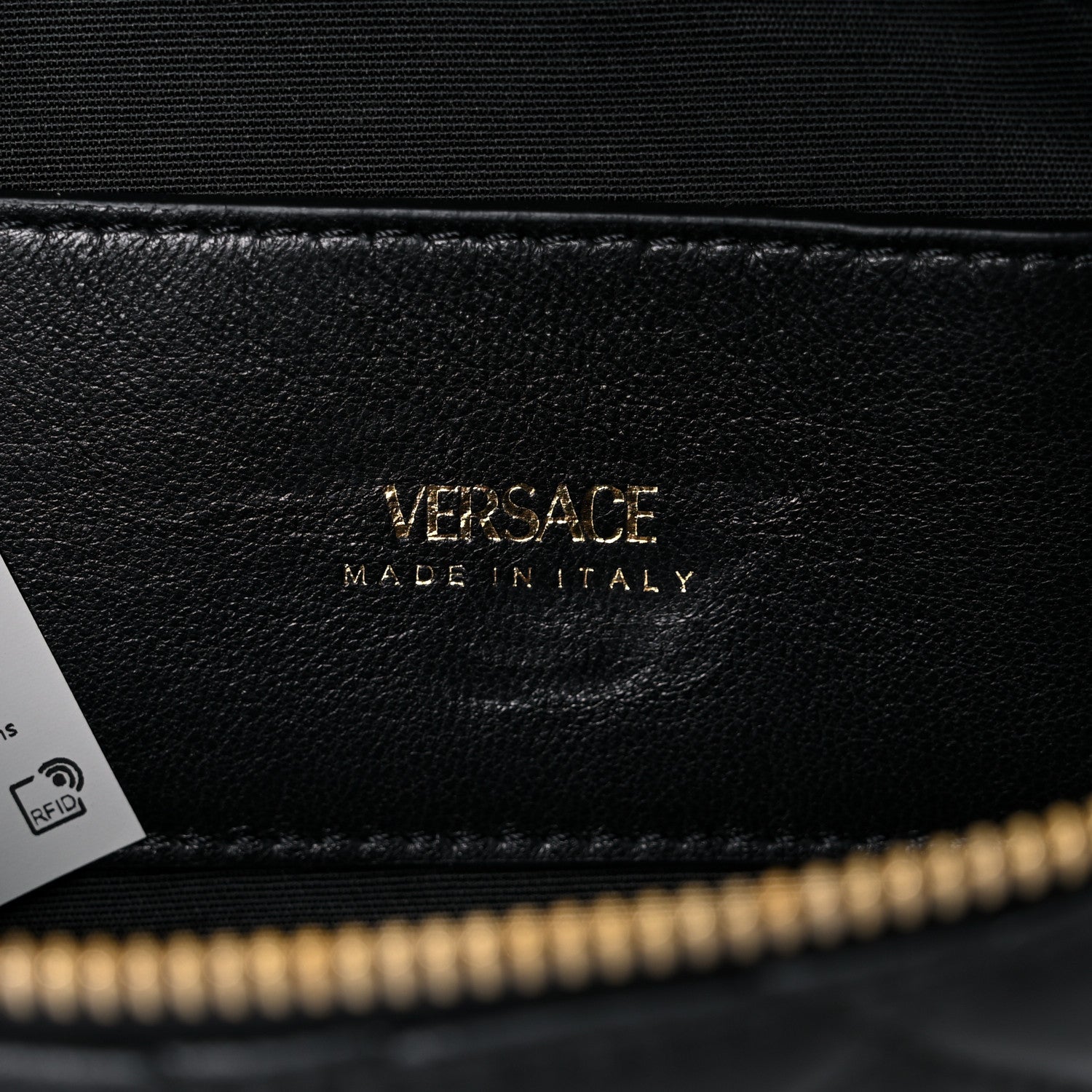Versace Nappa Quilted Medusa Belt Bag Black 6 of 13