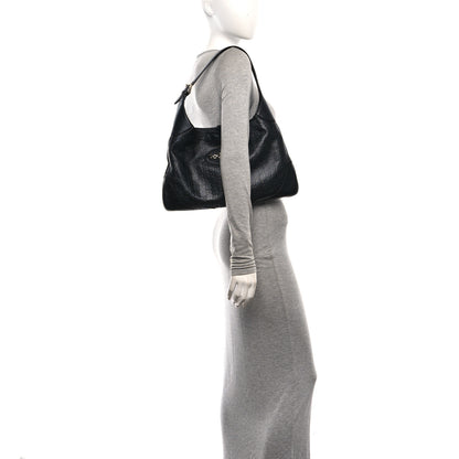 Gucci Guccissima Punch Hobo Black 2 of 10