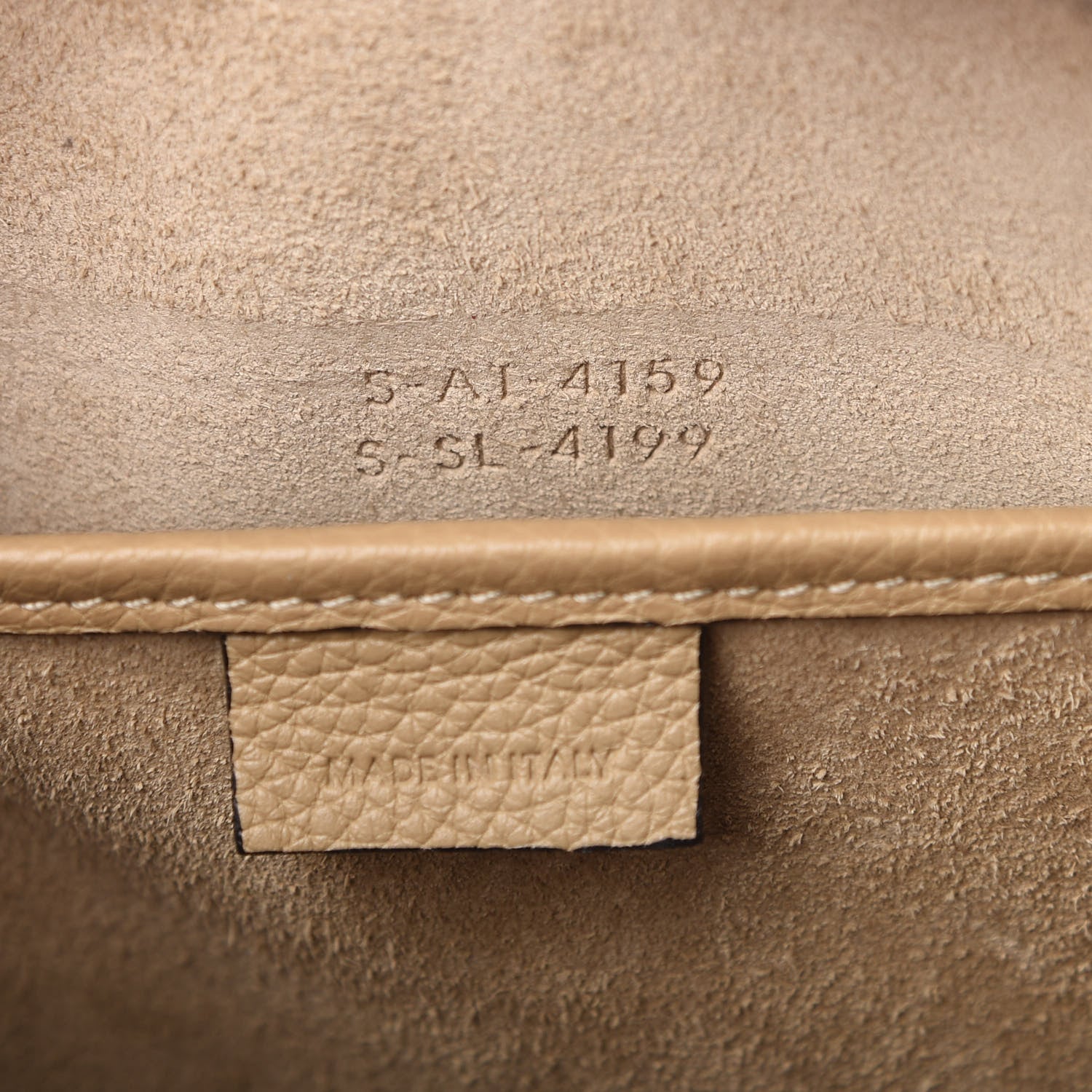 Celine Drummed Calfskin Nano Luggage Dune 10 of 10