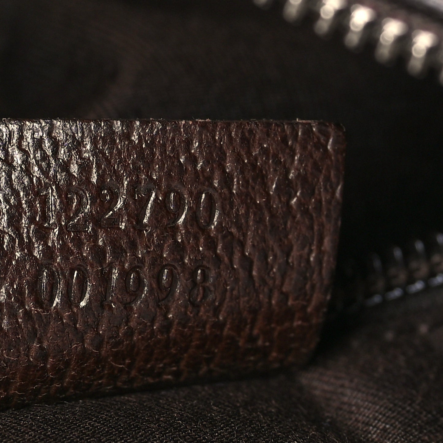 Monogram Web Medium Half Moon Hobo Dark Brown